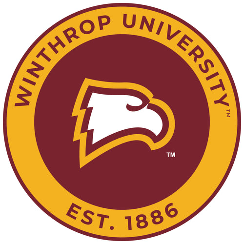 Winthrop University Round Magnet Officially Licensed Collegiate Product 2-Inch