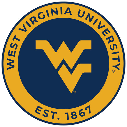 West Virginia Mountaineers Round Magnet Officially Licensed Collegiate Product 2-Inch