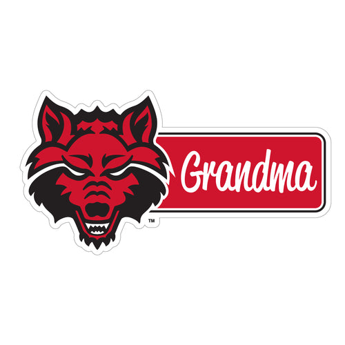 Arkansas State Proud Die Cut Magnet Officially Licensed Collegiate Product 3-Inches Wide