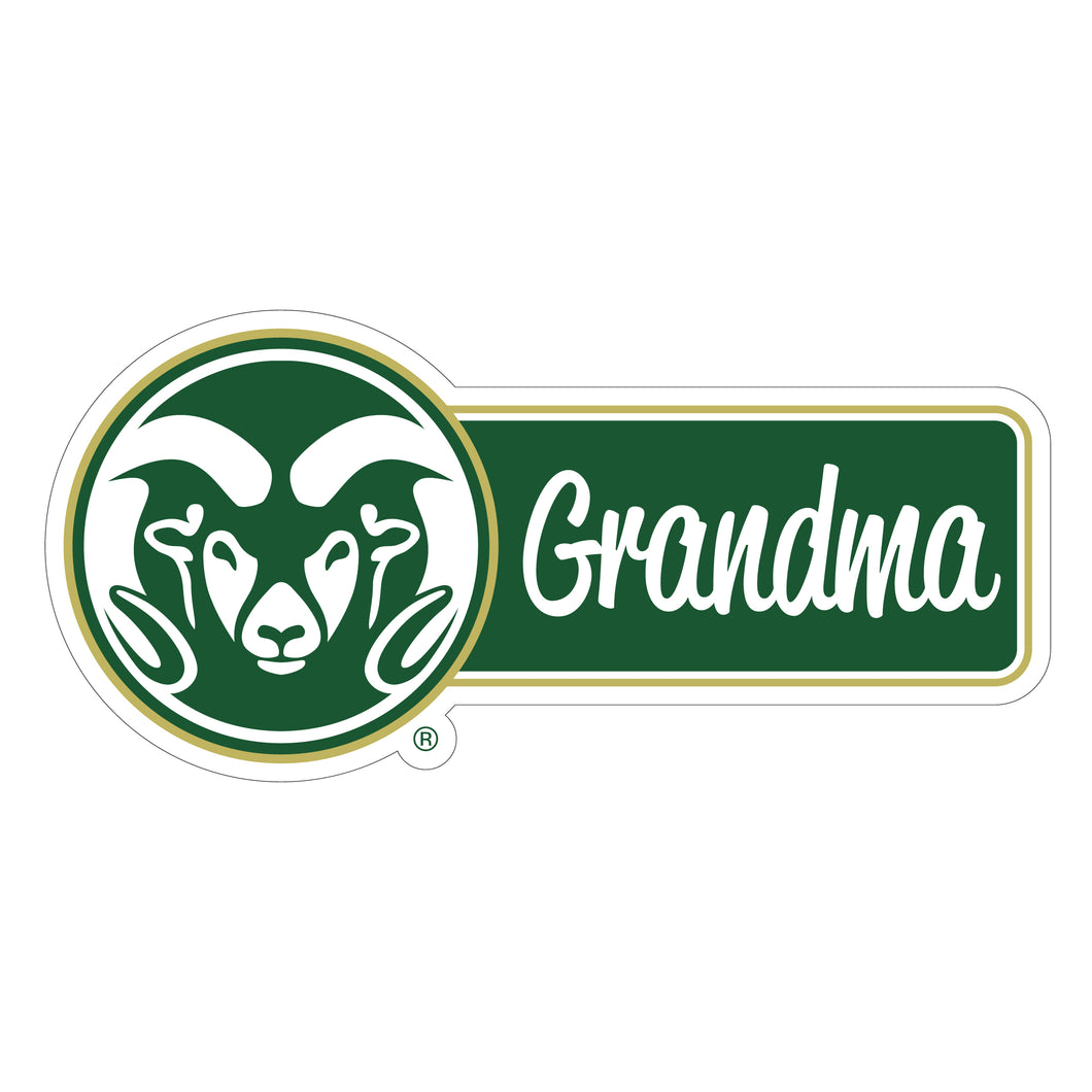 Colorado State Rams Proud Die Cut Magnet Officially Licensed Collegiate Product 6-Inches Wide