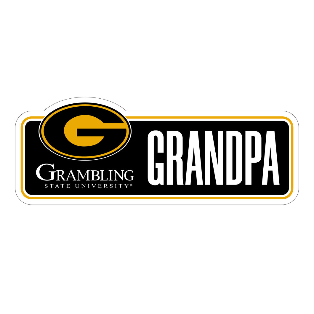 Grambling State Tigers Proud Die Cut Decal Officially Licensed Collegiate Product 3-Inches Wide