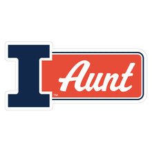 Load image into Gallery viewer, Illinois Fighting Illini Proud Die Cut Magnet Officially Licensed Collegiate Product 3-Inches Wide
