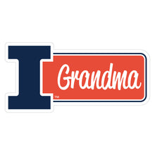 Load image into Gallery viewer, Illinois Fighting Illini Proud Die Cut Magnet Officially Licensed Collegiate Product
