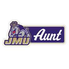 Load image into Gallery viewer, James Madison Dukes Proud Die Cut Magnet Officially Licensed Collegiate Product 4-Inches Wide
