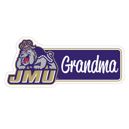 James Madison Dukes Proud Die Cut Decal Officially Licensed Collegiate Product 4-Inches Wide