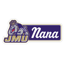 Load image into Gallery viewer, James Madison Dukes Proud Die Cut Magnet Officially Licensed Collegiate Product
