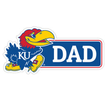 Load image into Gallery viewer, Kansas Jayhawks Proud Die Cut Magnet Officially Licensed Collegiate Product
