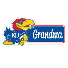 Load image into Gallery viewer, Kansas Jayhawks Proud Die Cut Magnet Officially Licensed Collegiate Product 6-Inches Wide
