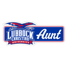 Load image into Gallery viewer, Lubbock Christian University Chaparral Proud Die Cut Decal Officially Licensed Collegiate Product
