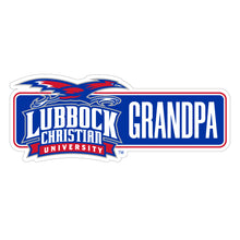 Load image into Gallery viewer, Lubbock Christian University Chaparral Proud Die Cut Magnet Officially Licensed Collegiate Product
