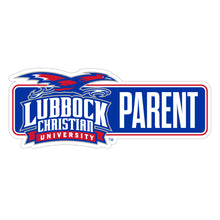 Load image into Gallery viewer, Lubbock Christian University Chaparral Proud Die Cut Decal Officially Licensed Collegiate Product 4-Inches Wide
