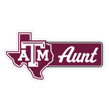 Load image into Gallery viewer, Texas A&amp;M Aggies Proud Die Cut Magnet Officially Licensed Collegiate Product
