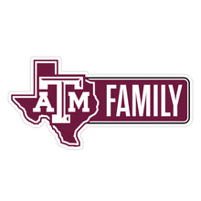 Load image into Gallery viewer, Texas A&amp;M Aggies Proud Die Cut Magnet Officially Licensed Collegiate Product
