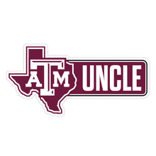 Load image into Gallery viewer, Texas A&amp;M Aggies Proud Die Cut Magnet Officially Licensed Collegiate Product 3-Inches Wide
