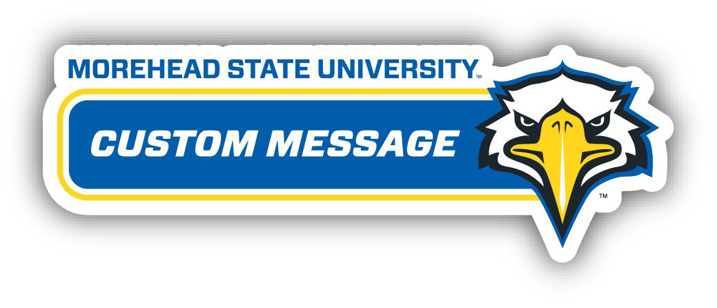 Morehead State University 4-Inch Wide Customizable Vinyl Decal Sticker Officially Licensed Collegiate Product 