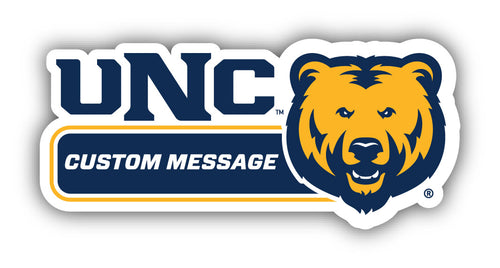 Northern Colorado Bears 4-Inch Wide Customizable Vinyl Decal Sticker Officially Licensed Collegiate Product 