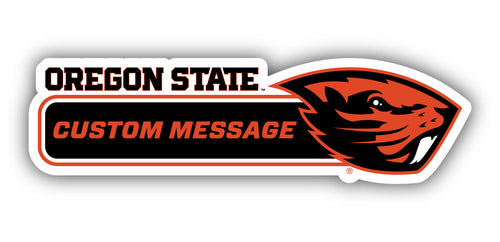 Oregon State Beavers 4-Inch Wide Customizable Vinyl Decal Sticker Officially Licensed Collegiate Product 