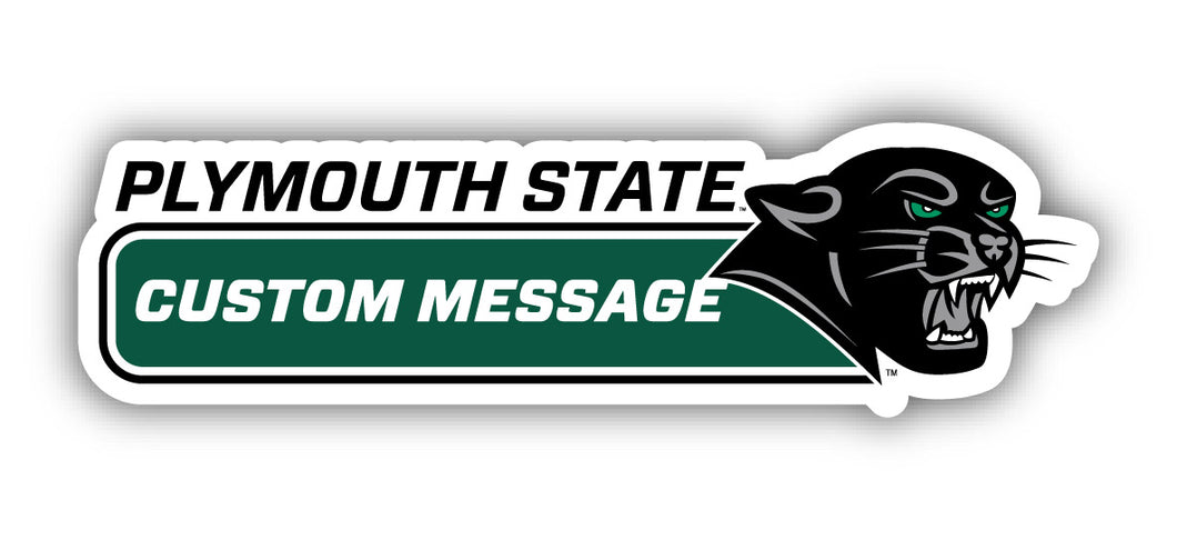 Plymouth State University 4-Inch Wide Customizable Vinyl Decal Sticker Officially Licensed Collegiate Product 