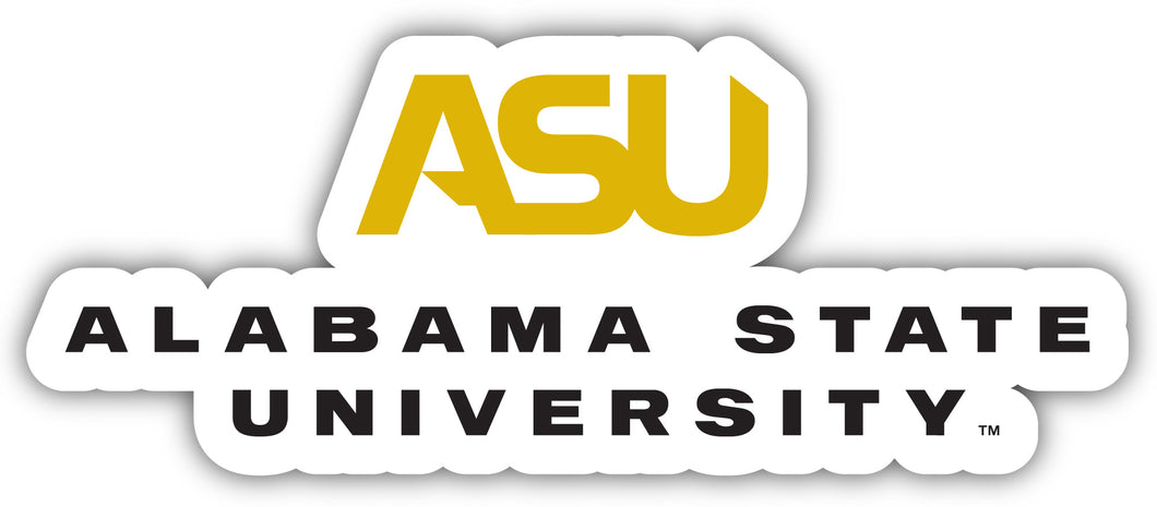 Alabama State University 4 Inch Vinyl Decal Magnet Officially Licensed Collegiate Product