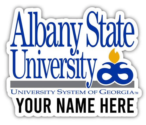 Albany State University Customizable Round Vinyl Decal Sticker Officially Licensed Collegiate Product 6-Inch