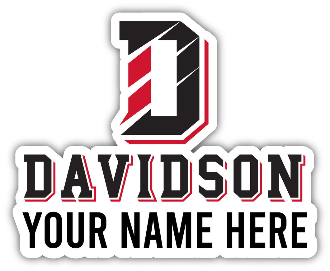 Davidson College Customizable Round Vinyl Decal Sticker Officially Licensed Collegiate Product 2-Inch