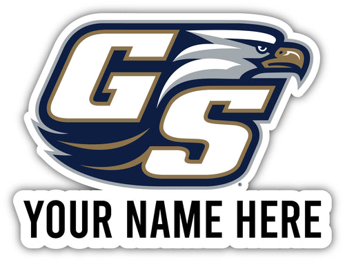 Georgia Southern Eagles Customizable Round Vinyl Decal Sticker Officially Licensed Collegiate Product 4-Inch