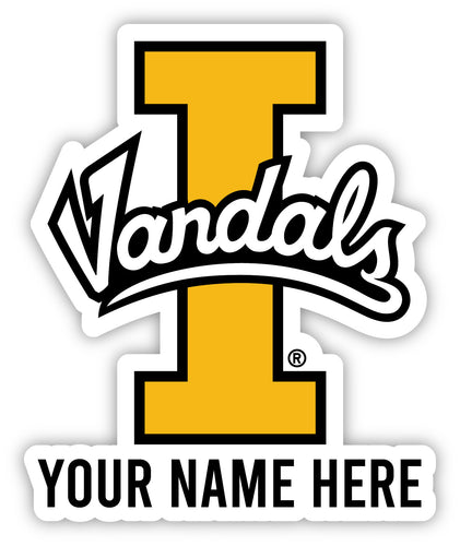 Idaho Vandals Customizable Round Vinyl Decal Sticker Officially Licensed Collegiate Product 6-Inch