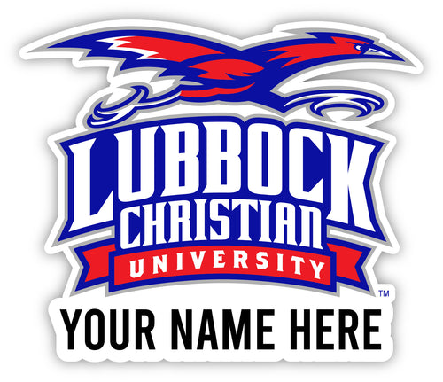 Lubbock Christian University Chaparral Customizable Round Magnet Officially Licensed Collegiate Product 12-Inch