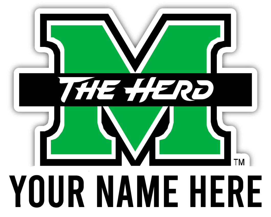 Marshall Thundering Herd Customizable Round Magnet Officially Licensed Collegiate Product 2-Inch