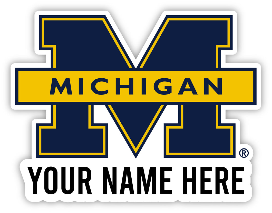 Michigan Wolverines Customizable Round Magnet Officially Licensed Collegiate Product 2-Inch