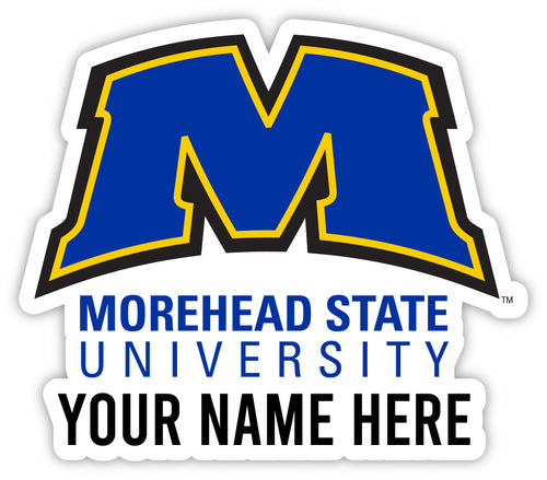 Morehead State University Customizable Round Vinyl Decal Sticker Officially Licensed Collegiate Product 8-Inch