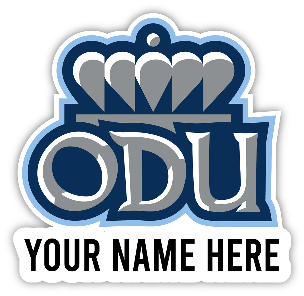 Old Dominion Monarchs Customizable Round Magnet Officially Licensed Collegiate Product 4-Inch