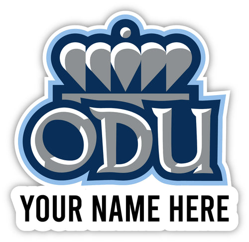 Old Dominion Monarchs Customizable Round Vinyl Decal Sticker Officially Licensed Collegiate Product 6-Inch