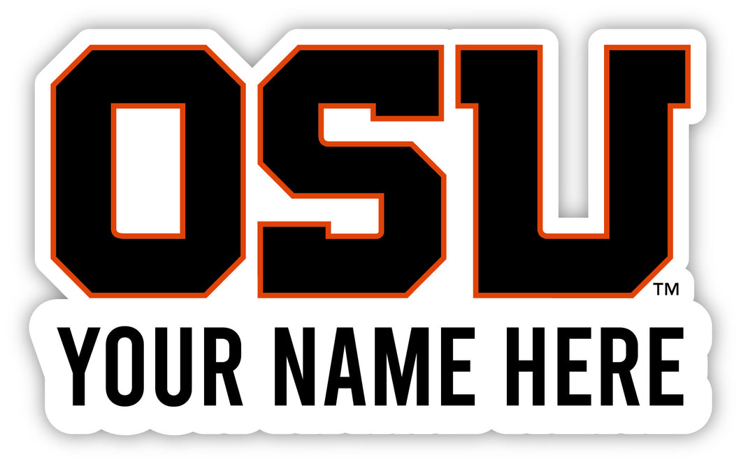 Oregon State Beavers Customizable Round Vinyl Decal Sticker Officially Licensed Collegiate Product 10-Inch