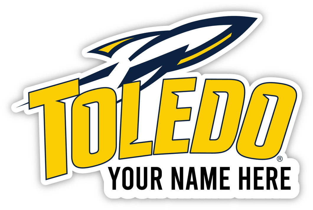 Toledo Rockets Customizable Round Vinyl Decal Sticker Officially Licensed Collegiate Product 3-Inch