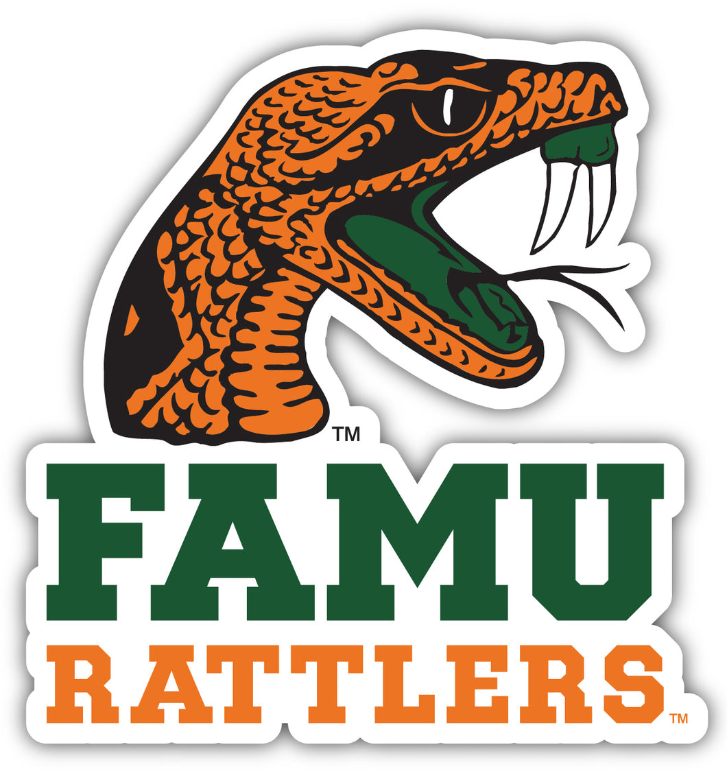 Florida A&M Rattlers 4 Inch Vinyl Decal Magnet Officially Licensed Collegiate Product