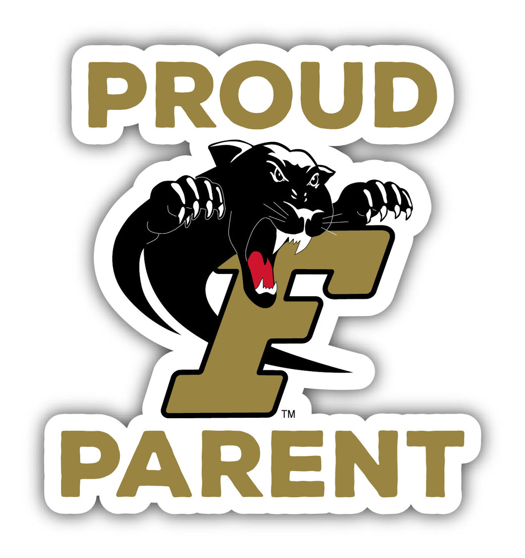 Ferrum College 4-Inch Laser Cut Proud Parent Decal Sticker Officially Licensed Collegiate Product 4-Pack