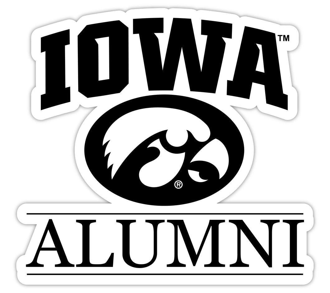 Iowa Hawkeyes 4-Inch Alumni NCAA Vinyl Sticker - Durable School Spirit Decal