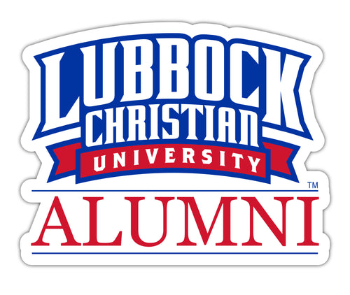 Lubbock Christian University Chaparral 4-Inch Laser Cut Alumni Vinyl Decal Sticker Officially Licensed Collegiate Product Single