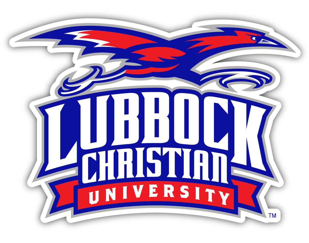 Lubbock Christian University Chaparral 4 Inch Vinyl Decal Magnet Officially Licensed Collegiate Product