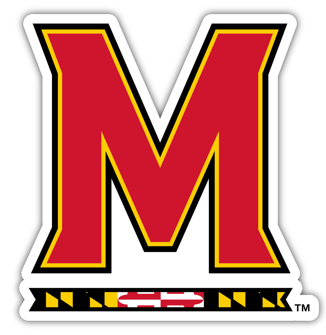 Maryland Terrapins 4 Inch Vinyl Decal Magnet Officially Licensed Collegiate Product