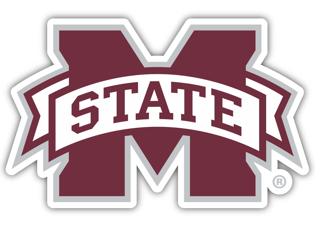 Mississippi State Bulldogs 4 Inch Vinyl Decal Magnet Officially Licensed Collegiate Product