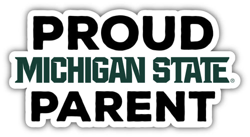 Michigan State Spartans 4-Inch Proud Parent NCAA Vinyl Sticker - Durable School Spirit Decal