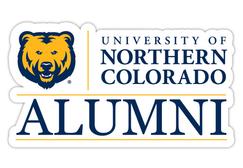 Northern Colorado Bears 4-Inch Alumni NCAA Vinyl Sticker - Durable School Spirit Decal