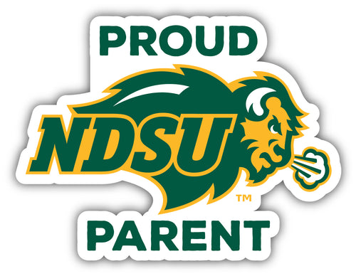 North Dakota State Bison 4-Inch Proud Parent NCAA Vinyl Sticker - Durable School Spirit Decal