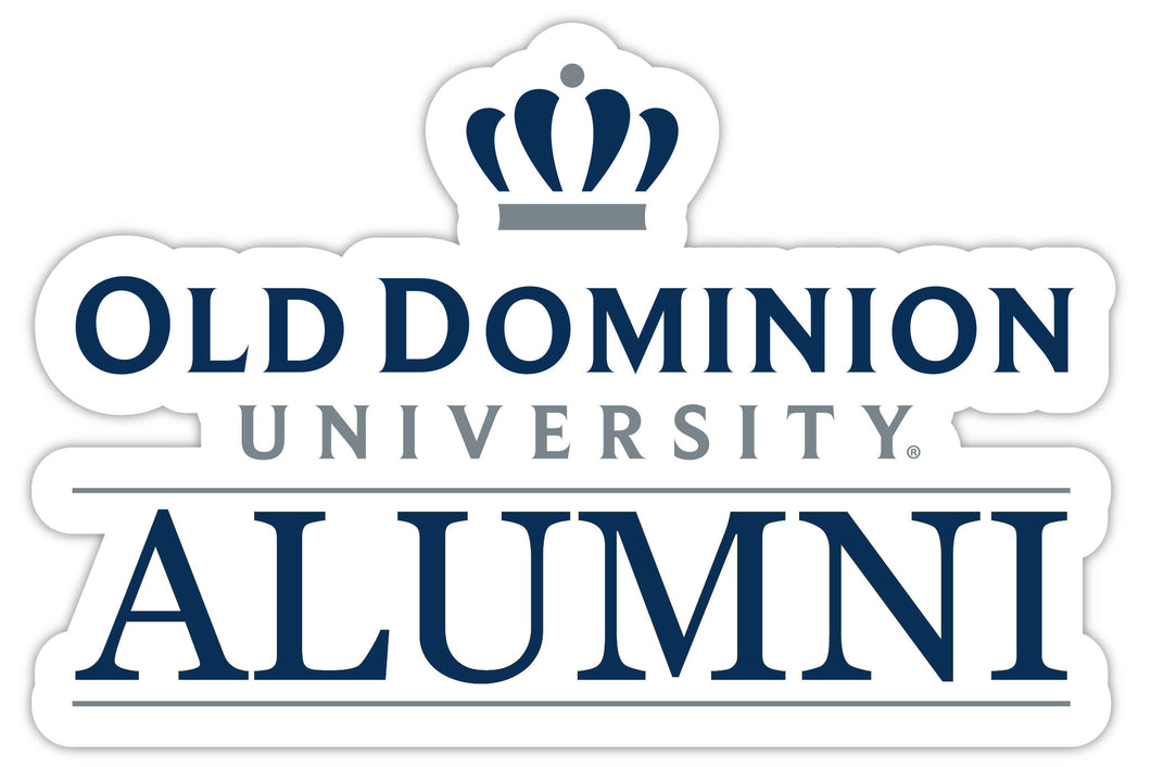 Old Dominion Monarchs 4-Inch Alumni 4-Pack NCAA Vinyl Sticker - Durable School Spirit Decal