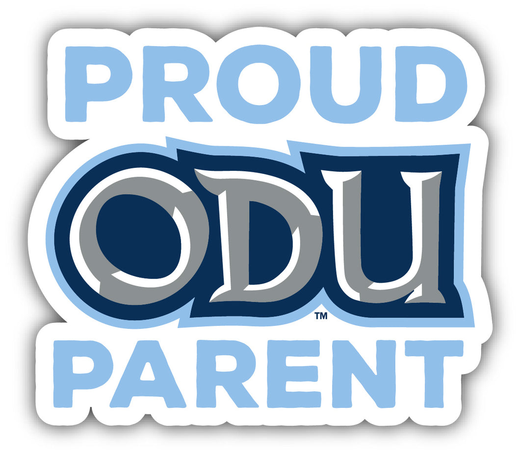 Old Dominion Monarchs 4-Inch Proud Parent NCAA Vinyl Sticker - Durable School Spirit Decal