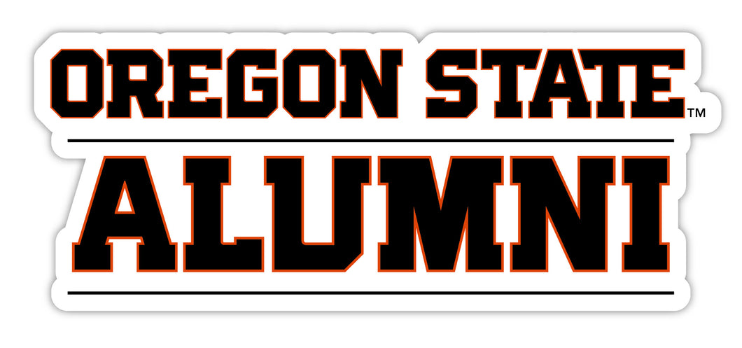 Oregon State Beavers 4-Inch Alumni 4-Pack NCAA Vinyl Sticker - Durable School Spirit Decal