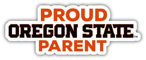 Oregon State Beavers 4-Inch Proud Parent 4-Pack NCAA Vinyl Sticker - Durable School Spirit Decal