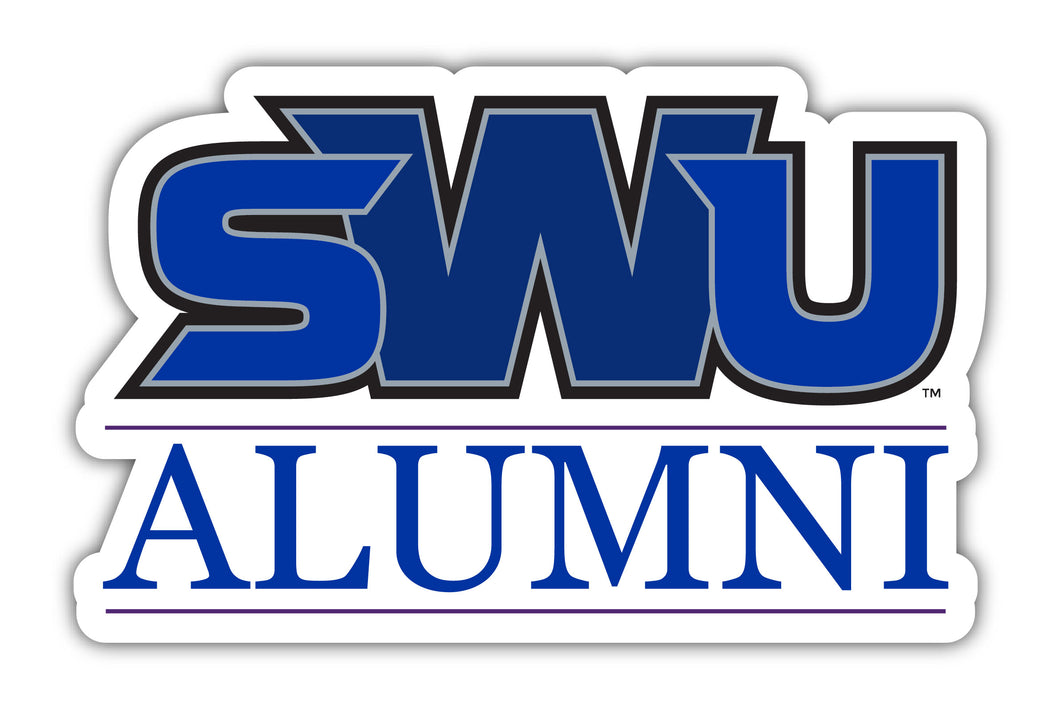 Southern Wesleyan University 4-Inch Laser Cut Alumni Vinyl Decal Sticker Officially Licensed Collegiate Product Single